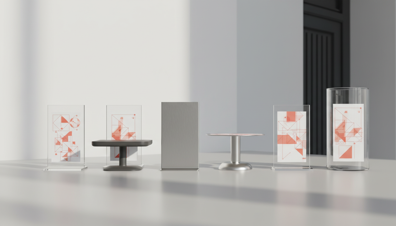 Типы материалов для изготовления менюхолдеров и их преимущества